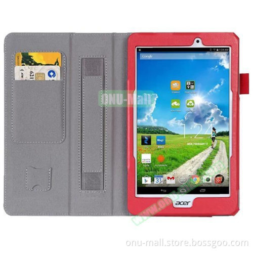 Crazy Horse Texture Flip Stand Protective Case Leather Tablet Cover for Acer Iconia One 8 B1-810